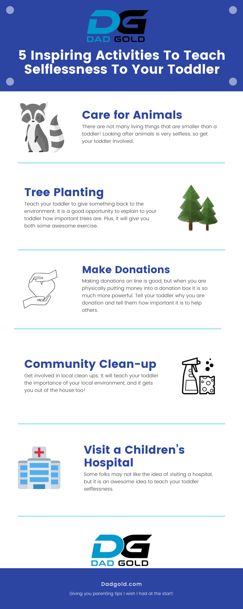 Infographic Inspiring Activities To Teach Selflessness To Your Toddler