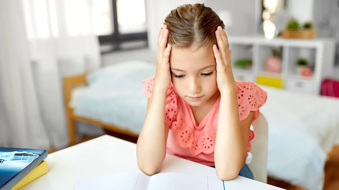 Child With Anxiety About School