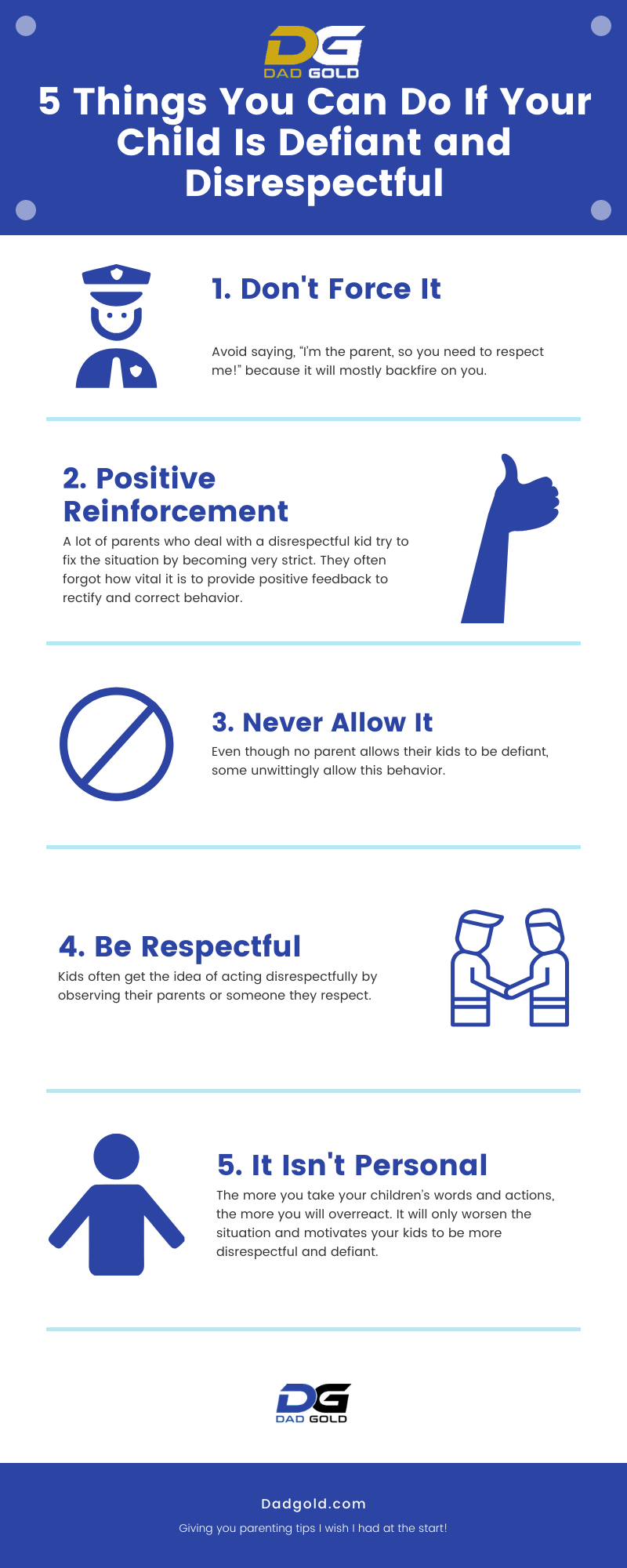 Child Is Defiant and Disrespectful Infographic