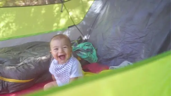 baby camping