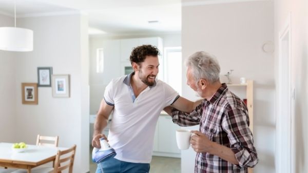 Son With Elderly Man 