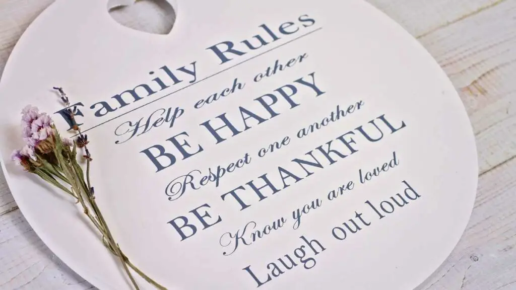 family rules