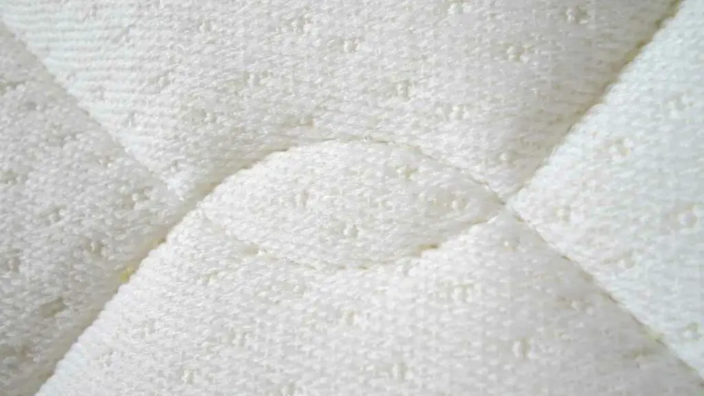 close up of mattress