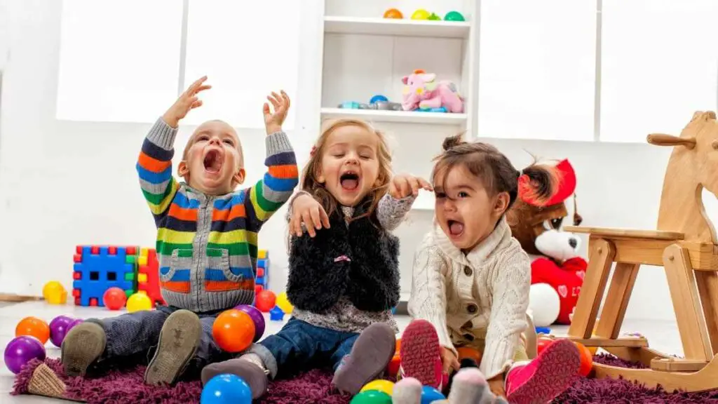 daycare happy children