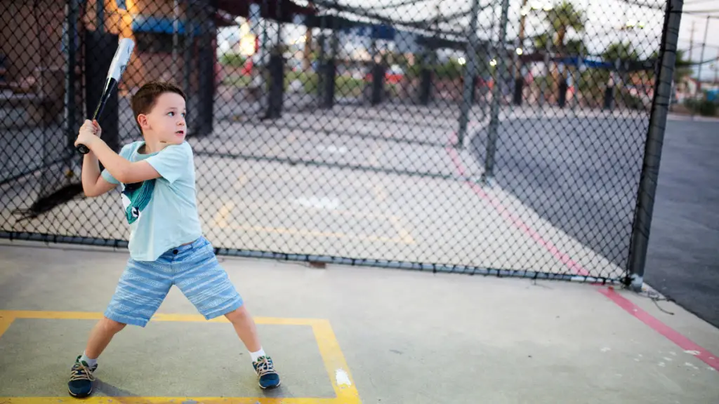 kids playing baseball